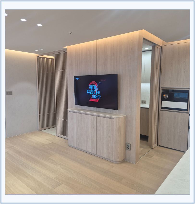광주 · 양평 · 가평 벽걸이TV 설치 시 화면 위치를 참고할 수 있는 사진 3